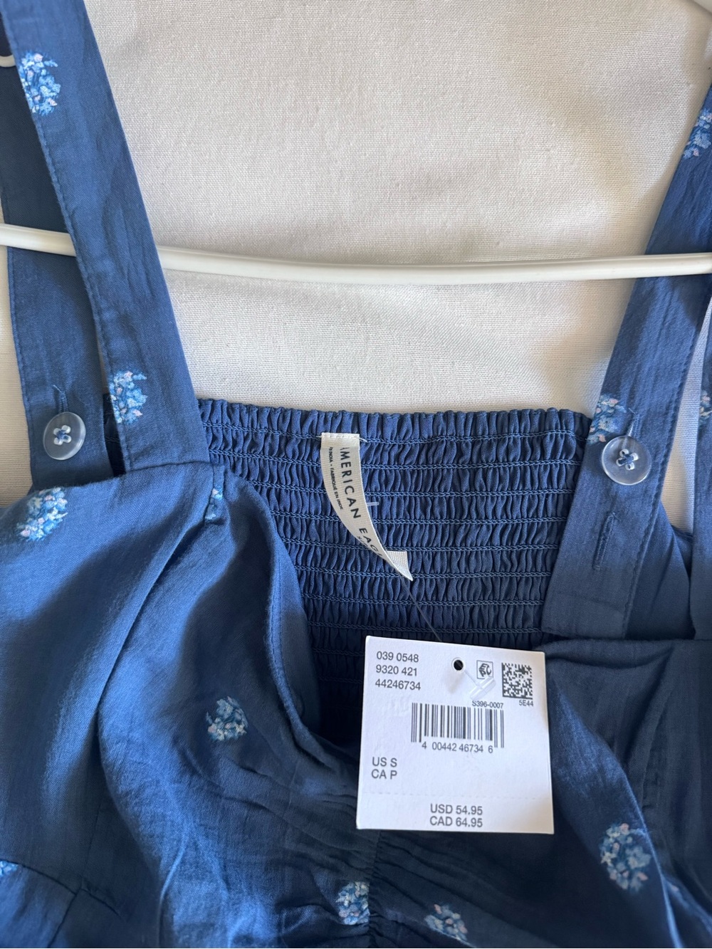 NWT American Eagle Corset V-Waist Mini Dress - Picture 3 of 6